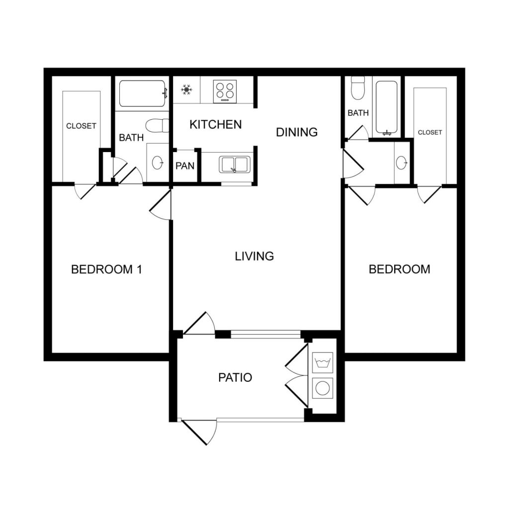 Floor Plans San Augustine Apartment